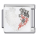 European and American Cross-border Italian Module Bracelet DIY Titanium Steel Welding Pattern Gold-plated Drip Oil Bracelet Accessories Wholesale European and American Cross-border Italian Module Bracelet DIY Titanium Steel Welding Pattern Gold-plated Drip Oil Bracelet Accessories Wholesale