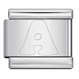 New Non Dripping Oil Series Bracelet Titanium Steel Concave 26 English Letter DIY Italian Module Bracelet Accessories New Non Dripping Oil Series Bracelet Titanium Steel Concave 26 English Letter DIY Italian Module Bracelet Accessories