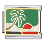 New Leisure Vacation Titanium Steel Welding Drip Oil DIY Italian Module Bracelet Fashion Personality Watch Strap Chain Wholesale New Leisure Vacation Titanium Steel Welding Drip Oil DIY Italian Module Bracelet Fashion Personality Watch Strap Chain Wholesale