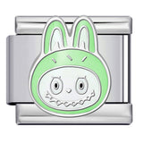 Cartoon Character Italian Module Bracelet Stainless Steel Welding Pattern DIY Elastic Splicing Versatile Bracelet Cartoon Character Italian Module Bracelet Stainless Steel Welding Pattern DIY Elastic Splicing Versatile Bracelet