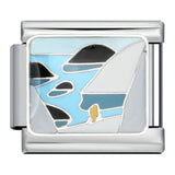 Fresh Illustration Series Italian Module Bracelet Titanium Steel Gold Plated Drip Oil DIY Welding Pattern Strap Chain Fresh Illustration Series Italian Module Bracelet Titanium Steel Gold Plated Drip Oil DIY Welding Pattern Strap Chain