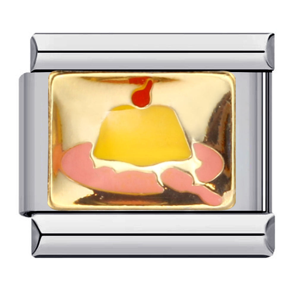 New Dessert Cake Elements Italian Module Bracelet Stainless Steel Welding Drip Oil DIY Fashion Bracelet New Dessert Cake Elements Italian Module Bracelet Stainless Steel Welding Drip Oil DIY Fashion Bracelet