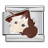 New Cartoon Character Italian Modular Bracelet Stainless Steel Welded DIY Stretch Link Bracelet New Cartoon Character Italian Modular Bracelet Stainless Steel Welded DIY Stretch Link Bracelet