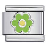 Color Drip Oil Petal Stamping Series DIY Italian Module Bracelet Titanium Steel Gold Plated Elastic Splicing Bracelet Color Drip Oil Petal Stamping Series DIY Italian Module Bracelet Titanium Steel Gold Plated Elastic Splicing Bracelet