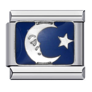 Italian Charm Bracelet Titanium Steel Welded Space Universe Series Italian Module Bracelet Italian Charm Bracelet Titanium Steel Welded Space Universe Series Italian Module Bracelet