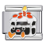 New Cartoon Animation Gold-plated Oil Drop DIY Italian Module Bracelet with Personalized Welding Pattern Stainless Steel Bracelet New Cartoon Animation Gold-plated Oil Drop DIY Italian Module Bracelet with Personalized Welding Pattern Stainless Steel Bracelet