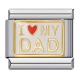 New Stainless Steel Welding Drip Oil Cartoon DIY Italian Module Bracelet Italian Module New Stainless Steel Welding Drip Oil Cartoon DIY Italian Module Bracelet Italian Module