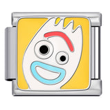 New Titanium Steel Welded Cartoon Italian Modular Bracelet Fashion DIY Stretch Bangle Splice Strap Chain New Titanium Steel Welded Cartoon Italian Modular Bracelet Fashion DIY Stretch Bangle Splice Strap Chain