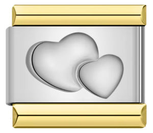 Gold Stamping Pattern Italian Module Bracelet DIY Gold Package Silver Titanium Steel Bracelet Italian Charms Gold Stamping Pattern Italian Module Bracelet DIY Gold Package Silver Titanium Steel Bracelet Italian Charms