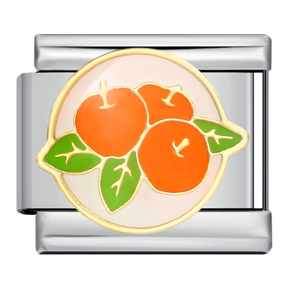 New Thanksgiving Series DIY Bracelet Stainless Steel Italian Module Bracelet Titanium Steel Welded Drip Oil Strap Chain New Thanksgiving Series DIY Bracelet Stainless Steel Italian Module Bracelet Titanium Steel Welded Drip Oil Strap Chain