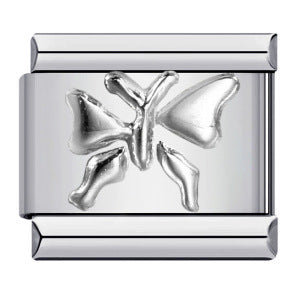 Titanium Steel Gold Silver Stamping Pattern DIY Italian Module Bracelet Italian Charm Bracelet