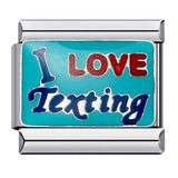 Student Graduation Pattern Italian Module Bracelet DIY Titanium Steel Welded Oil-Drip Elastic Splice Watch Strap Chain Student Graduation Pattern Italian Module Bracelet DIY Titanium Steel Welded Oil-Drip Elastic Splice Watch Strap Chain