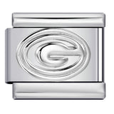 Convex Silver Stamping Pattern Italian Module Bracelet DIY Titanium Steel Bracelet Italian Charms Convex Silver Stamping Pattern Italian Module Bracelet DIY Titanium Steel Bracelet Italian Charms