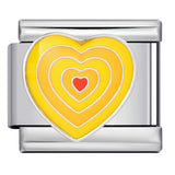 Colorful Drip Oil Love Element Italian Module Bracelet Welding Pattern DIY Elastic Splicing Stainless Steel Bracelet Colorful Drip Oil Love Element Italian Module Bracelet Welding Pattern DIY Elastic Splicing Stainless Steel Bracelet