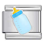 Italian Module Bracelet Fashion Drip Oil Titanium Steel Bracelet DIY Strap Chain Children's Toy Gift Wholesale Italian Module Bracelet Fashion Drip Oil Titanium Steel Bracelet DIY Strap Chain Children's Toy Gift Wholesale