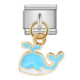 New Charm Pendant Series Italian Module Bracelet Single Hook Titanium Steel Elastic Splicing Strap Chain New Charm Pendant Series Italian Module Bracelet Single Hook Titanium Steel Elastic Splicing Strap Chain