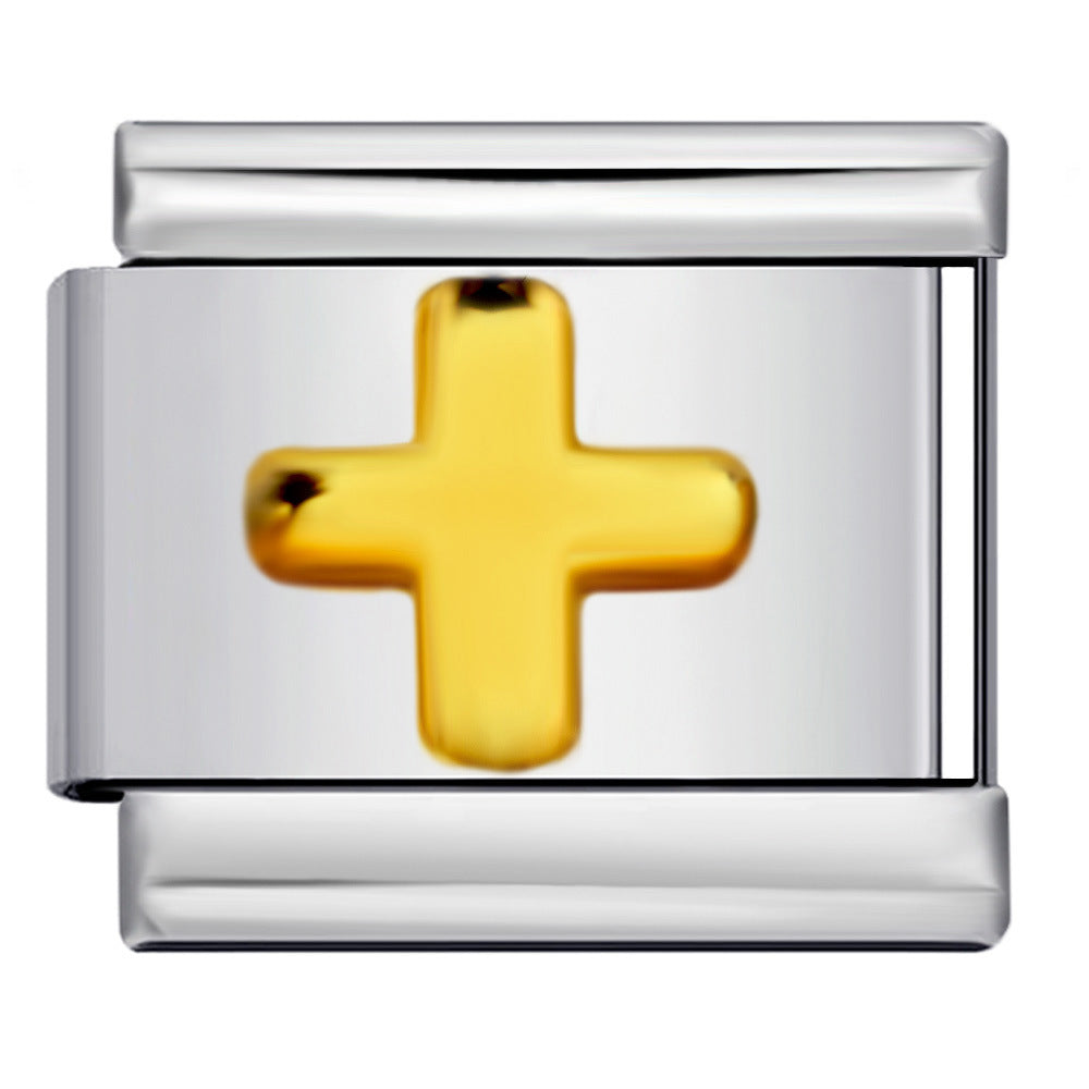 New Digital Symbol Series Italian Module Bracelet Stainless Steel Stamping DIY Elastic Bracelet Accessories Wholesale New Digital Symbol Series Italian Module Bracelet Stainless Steel Stamping DIY Elastic Bracelet Accessories Wholesale