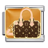 Exquisite Bag Series Italian Module Bracelet Color Welding Pattern DIY Personalized Bracelet Valentine's Day Gift Exquisite Bag Series Italian Module Bracelet Color Welding Pattern DIY Personalized Bracelet Valentine's Day Gift