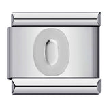 New Titanium Steel Silver Concave Surface 26 English Letters Italian Module Bracelet DIY Strap Chain Accessories Wholesale New Titanium Steel Silver Concave Surface 26 English Letters Italian Module Bracelet DIY Strap Chain Accessories Wholesale