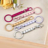 New Spray Painting Technology Multi-color Keychain DIY Splicing Module Bracelet Pendant Stainless Steel Strap Chain Wholesale New Spray Painting Technology Multi-color Keychain DIY Splicing Module Bracelet Pendant Stainless Steel Strap Chain Wholesale