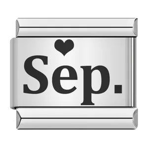 Simplified December English Simplified Pattern Italian Module Bracelet Titanium Steel Laser Carving DIY Bracelet Simplified December English Simplified Pattern Italian Module Bracelet Titanium Steel Laser Carving DIY Bracelet