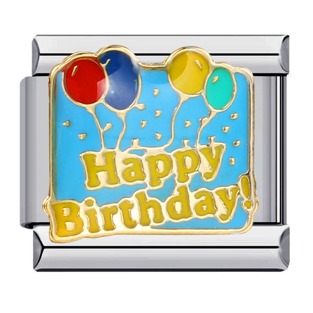 Cross Border Italian Module Bracelet with Titanium Steel Welding and Oil Dripping DIY Bracelet for Couples and Girlfriends, Birthday Gift Cross Border Italian Module Bracelet with Titanium Steel Welding and Oil Dripping DIY Bracelet for Couples and Girlfriends, Birthday Gift