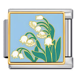 Square Flower Italian Module Bracelet Titanium Steel Welding Drip Oil Pattern DIY Strap Chain Accessories Wholesale Square Flower Italian Module Bracelet Titanium Steel Welding Drip Oil Pattern DIY Strap Chain Accessories Wholesale