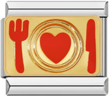 Gold Bottom English Love Italian Module Bracelet Stainless Steel Welding Gold Plating Drip Oil DIY Elastic Bracelet Gold Bottom English Love Italian Module Bracelet Stainless Steel Welding Gold Plating Drip Oil DIY Elastic Bracelet