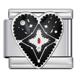 New Love Pentagram Italian Module Bracelet Titanium Steel Welding Drip Oil DIY Bracelet Little Fairy Gift New Love Pentagram Italian Module Bracelet Titanium Steel Welding Drip Oil DIY Bracelet Little Fairy Gift