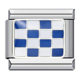 Fashion Color Checkerboard Series Italian Module Bracelet Titanium Steel Welding Drip Oil DIY Free Splicing Bracelet Fashion Color Checkerboard Series Italian Module Bracelet Titanium Steel Welding Drip Oil DIY Free Splicing Bracelet