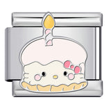 New Cute Cartoon Pattern Italian Module Bracelet Titanium Steel Gold Plated Welding DIY Strap Chain Bracelet New Cute Cartoon Pattern Italian Module Bracelet Titanium Steel Gold Plated Welding DIY Strap Chain Bracelet