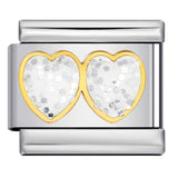 Colorful Zircon Italian Module Bracelet Titanium Steel Welding DIY Elastic Splicing Assembly Bracelet Accessories Wholesale Colorful Zircon Italian Module Bracelet Titanium Steel Welding DIY Elastic Splicing Assembly Bracelet Accessories Wholesale