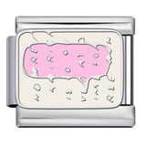 European and American Popular Fashion DIY Elastic Strap Chain Titanium Steel Welded Drip Oil Pattern Italian Module Bracelet European and American Popular Fashion DIY Elastic Strap Chain Titanium Steel Welded Drip Oil Pattern Italian Module Bracelet