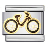 Hot Selling Fire Truck Train Italian Modular Bracelet DIY Titanium Steel Welding Gold Plated Drip Oil Bangle Hot Selling Fire Truck Train Italian Modular Bracelet DIY Titanium Steel Welding Gold Plated Drip Oil Bangle