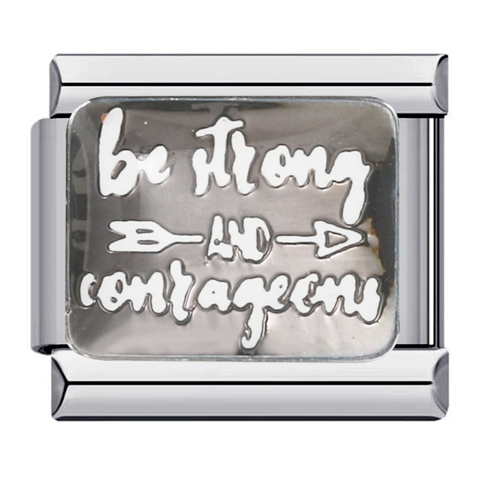 European and American Popular Halloween Module Bracelet with Titanium Steel Welding and Oil Dripping Dark Pattern Italian Modular European and American Popular Halloween Module Bracelet with Titanium Steel Welding and Oil Dripping Dark Pattern Italian Modular