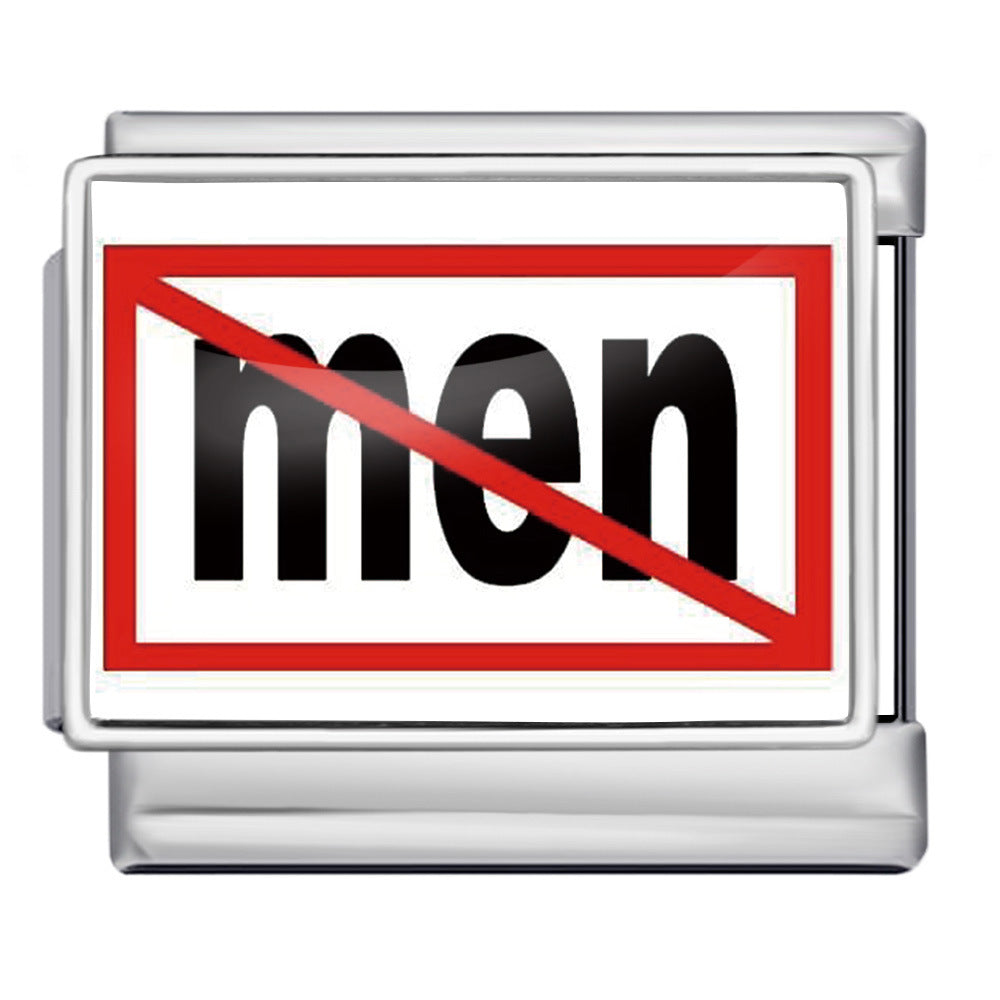 Photo Style Italian Module Bracelet with Angel Pattern Titanium Steel Welding, Gold Plating, Oil Dripping DIY Splicing Bracelet Photo Style Italian Module Bracelet with Angel Pattern Titanium Steel Welding, Gold Plating, Oil Dripping DIY Splicing Bracelet