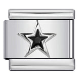 Round Pendant with Gold and Silver Base, Italian Module Bracelet, Titanium Steel Drip Oil Hook, Fashionable DIY Versatile Bracelet Round Pendant with Gold and Silver Base, Italian Module Bracelet, Titanium Steel Drip Oil Hook, Fashionable DIY Versatile Bracelet