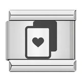 Laser Carving Chess and Card Game Italian Module Bracelet Stainless Steel DIY Splicing Elastic Bracelet Laser Carving Chess and Card Game Italian Module Bracelet Stainless Steel DIY Splicing Elastic Bracelet