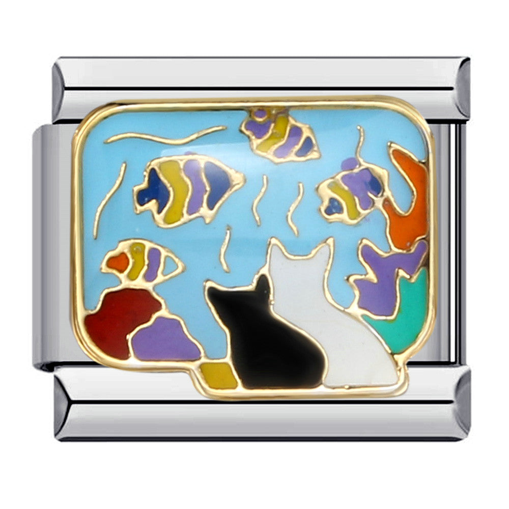 Cute Animal Titanium Steel Gold Plated Italian Charm Bracelet Customizable DIY Jewelry for Women Cute Animal Titanium Steel Gold Plated Italian Charm Bracelet Customizable DIY Jewelry for Women