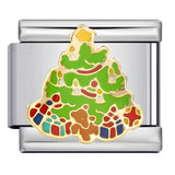 New Christmas Elements Italian Module Bracelet Personalized Welding Drip Oil Titanium Steel Bracelet DIY Strap Chain New Christmas Elements Italian Module Bracelet Personalized Welding Drip Oil Titanium Steel Bracelet DIY Strap Chain