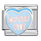 Cross Border E-commerce Love English Series Titanium Steel Welding Drip Oil DIY Italian Module Bracelet Personalized Accessories Cross Border E-commerce Love English Series Titanium Steel Welding Drip Oil DIY Italian Module Bracelet Personalized Accessories