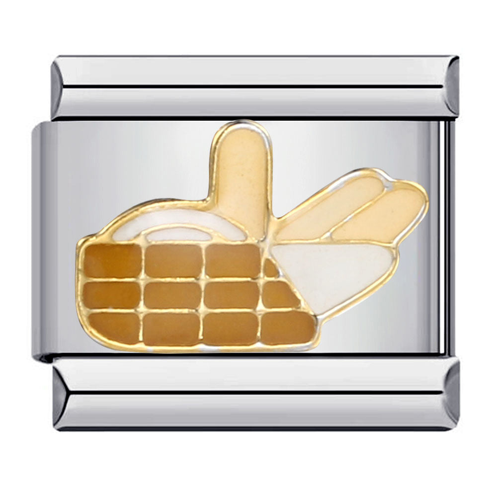 Cross Border Italian Module Bracelet with Titanium Steel Welding and Oil Dripping DIY Bracelet for Couples and Girlfriends, Birthday Gift Cross Border Italian Module Bracelet with Titanium Steel Welding and Oil Dripping DIY Bracelet for Couples and Girlfriends, Birthday Gift