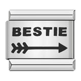 Cross Border Hot Selling Laser Engraving Heart-shaped Series Titanium Steel Handmade DIY Italian Module Bracelet Wholesale Cross Border Hot Selling Laser Engraving Heart-shaped Series Titanium Steel Handmade DIY Italian Module Bracelet Wholesale