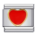 Cross Border New Stainless Steel Welding Pattern Gold-plated Drip Oil Wristband Cartoon DIY Italian Module Bracelet Wholesale Cross Border New Stainless Steel Welding Pattern Gold-plated Drip Oil Wristband Cartoon DIY Italian Module Bracelet Wholesale