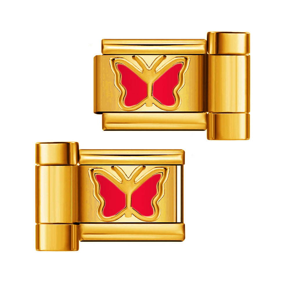 New Oil Drop Pattern DIY Watch with Connector Italian Module Bracelet Assembly and Splicing Bracelet Tool New Oil Drop Pattern DIY Watch with Connector Italian Module Bracelet Assembly and Splicing Bracelet Tool