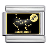 New Image Printing 12 Constellation Italian Module Bracelet Titanium Steel Welding DIY Elastic Personalized Bracelet New Image Printing 12 Constellation Italian Module Bracelet Titanium Steel Welding DIY Elastic Personalized Bracelet