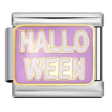 Cross Border Halloween Italian Module Bracelet Gothic Titanium Steel Welding Drip Oil DIY Bracelet Cross Border Halloween Italian Module Bracelet Gothic Titanium Steel Welding Drip Oil DIY Bracelet