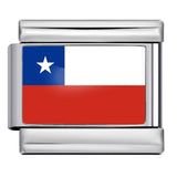 Hot Selling New World Flag Photo Dropper Series Titanium Steel DIY Italian Module Bracelet Accessories Wholesale Hot Selling New World Flag Photo Dropper Series Titanium Steel DIY Italian Module Bracelet Accessories Wholesale