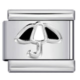 New Color Dripping Oil Umbrella Pattern DIY Italian Module Bracelet Stainless Steel Stamped Splicing Strap Chain New Color Dripping Oil Umbrella Pattern DIY Italian Module Bracelet Stainless Steel Stamped Splicing Strap Chain