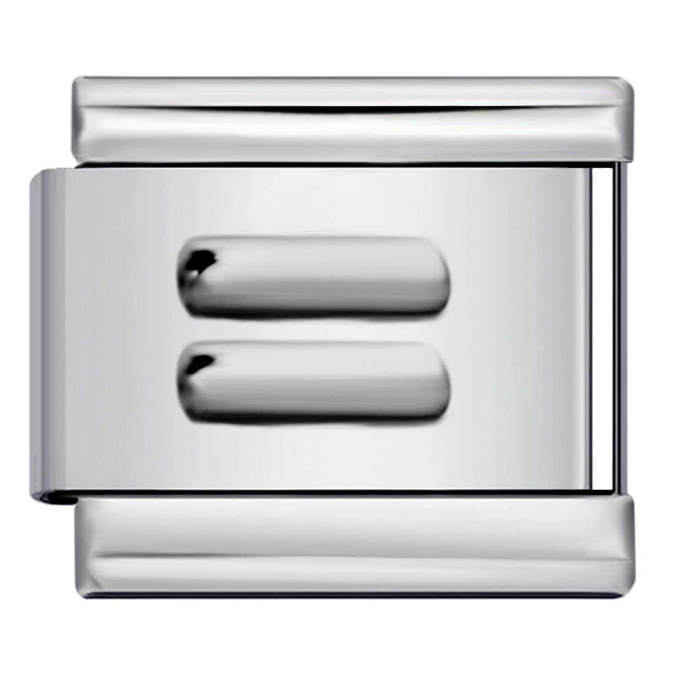 New Digital Symbol Series Italian Module Bracelet Stainless Steel Stamping DIY Elastic Bracelet Accessories Wholesale New Digital Symbol Series Italian Module Bracelet Stainless Steel Stamping DIY Elastic Bracelet Accessories Wholesale